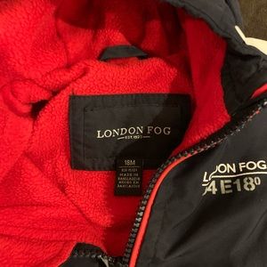 London Fog infant jacket ( 18M ) reflective lining